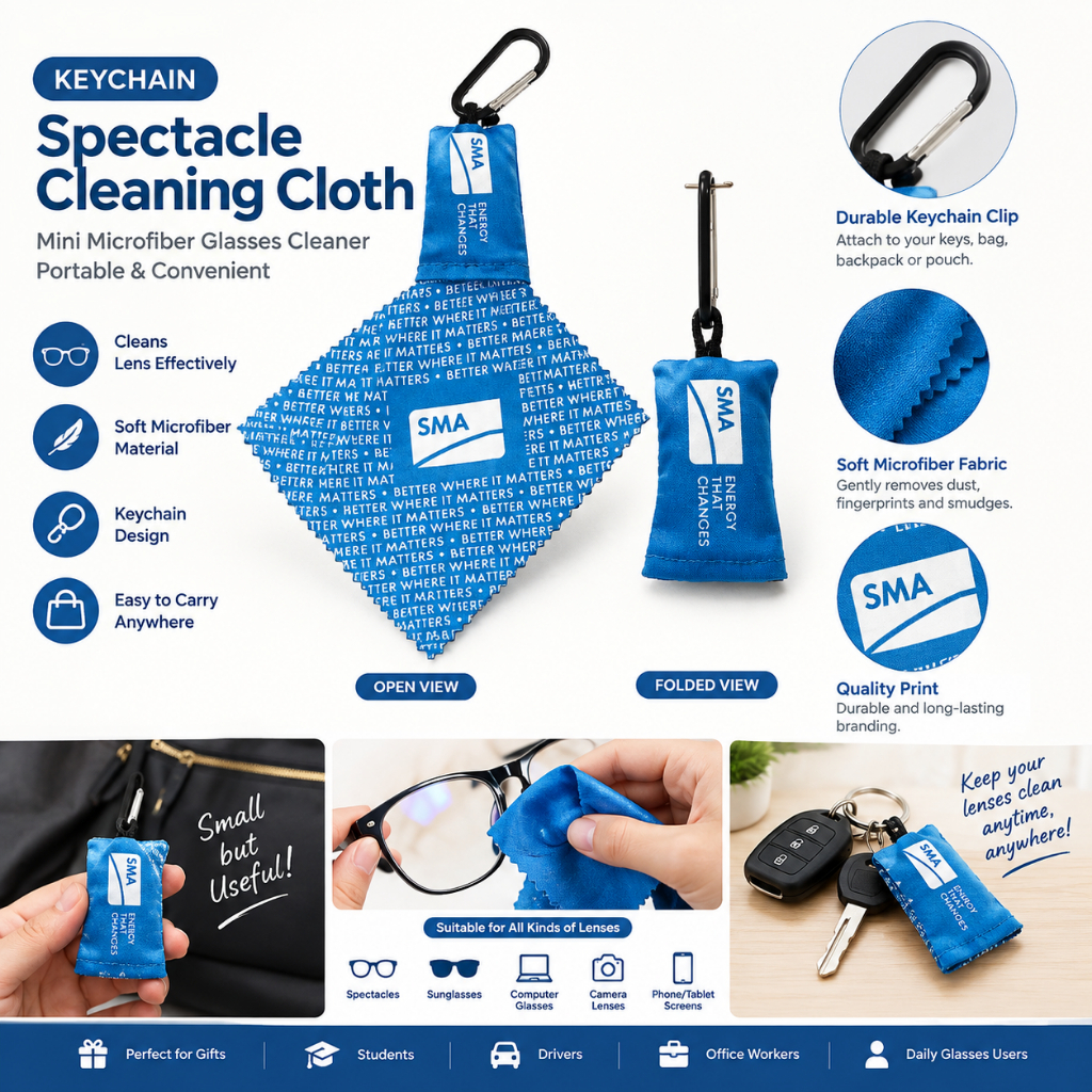 Keychain Mini Microfibre Cloth
