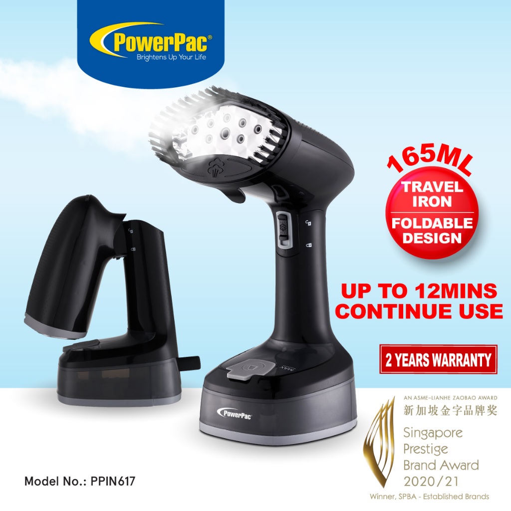PowerPac Foldable Handheld Steamer