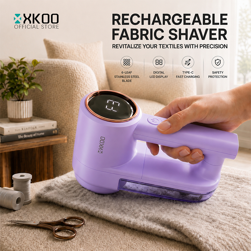 XKOO Rechargeable Fabric Shaver
