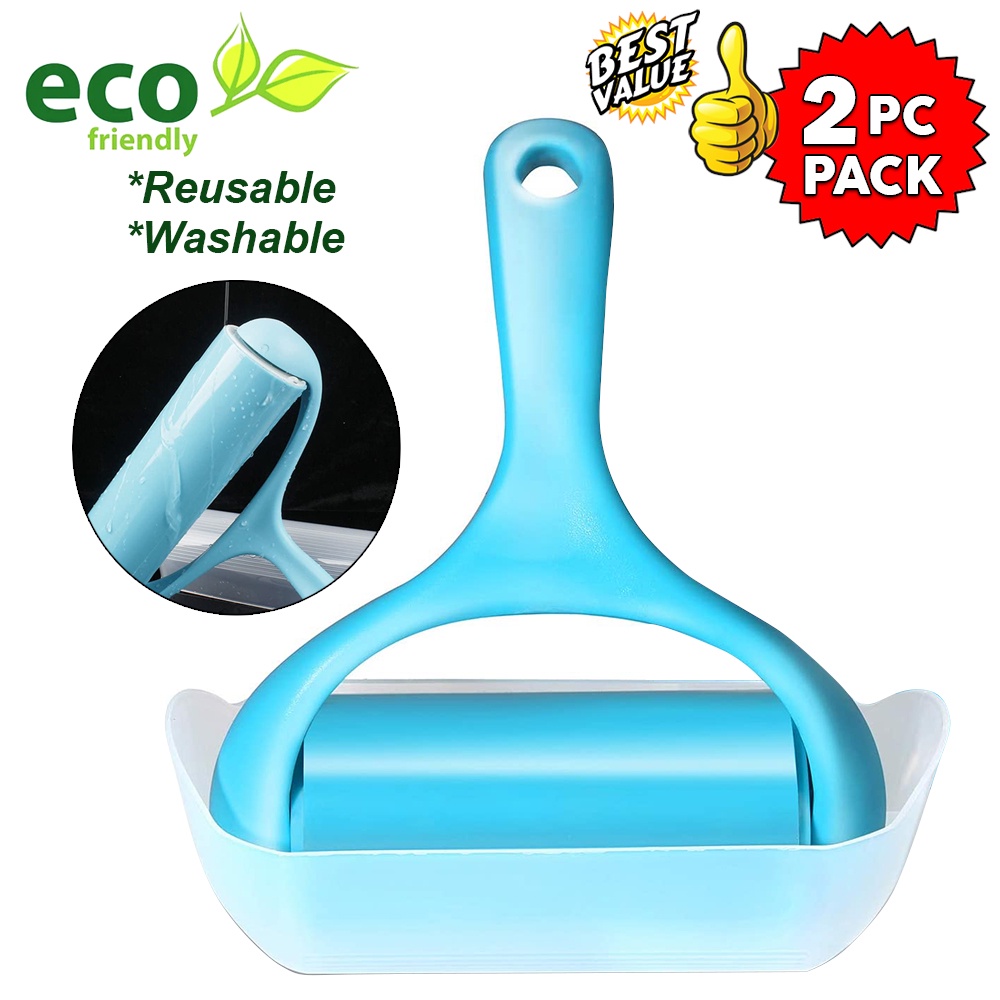 2-Pack Reusable Sticky Lint Roller