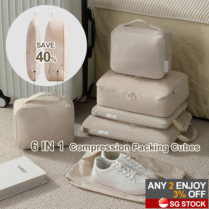 6-Piece Compression Packing Cubes Set