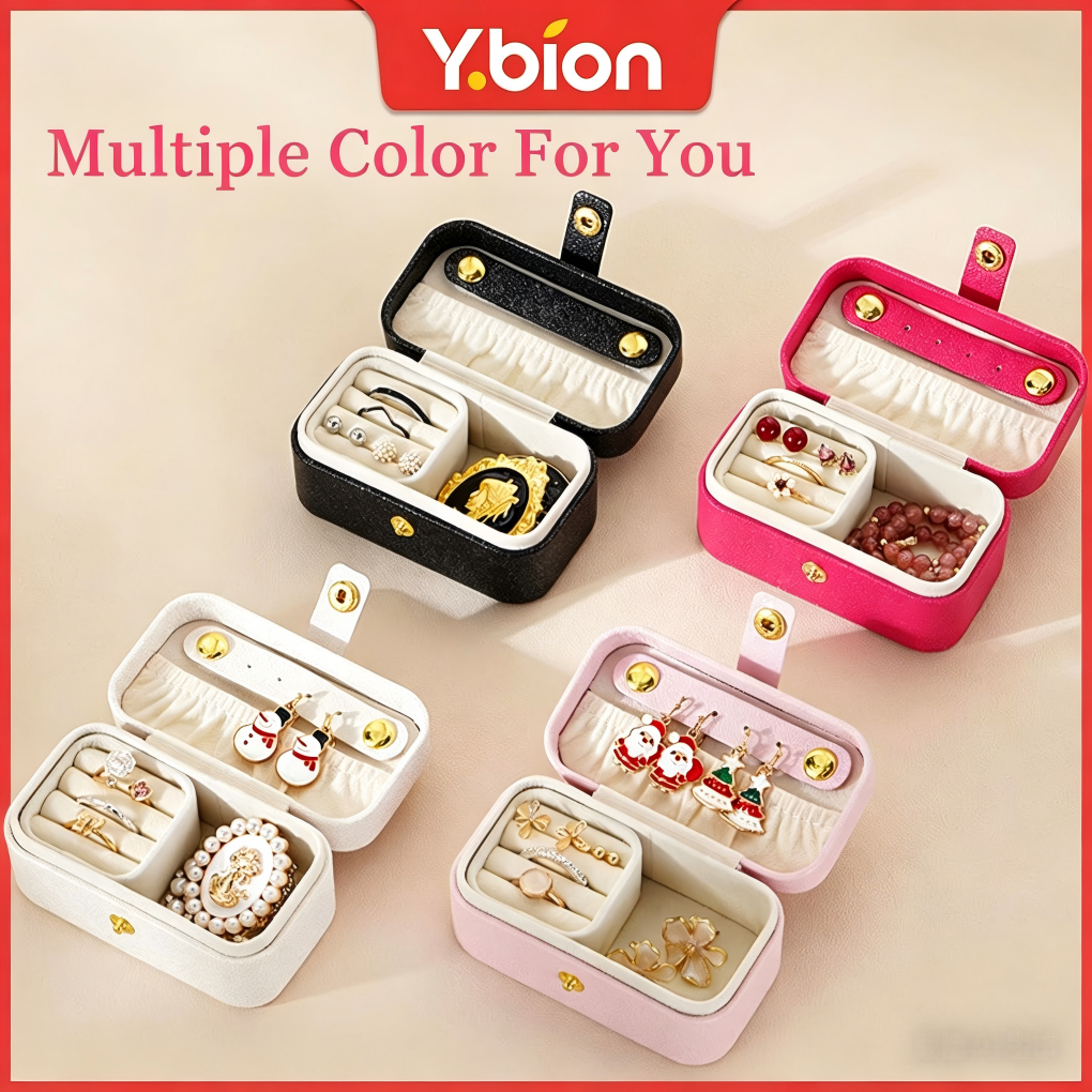 Mini Travel Jewellery Box in PU Leather