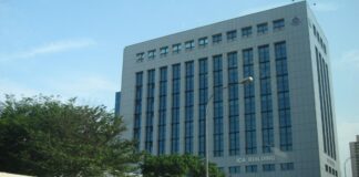 Exterior of ICA Building at Kallang Road, Singapore
