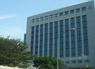Hougang Man Allegedly Tells Woman Who Overstayed for 3 Years to Hide in Wardrobe as ICA Officers Arrive Exterior of ICA Building at Kallang Road, Singapore