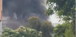 Smoke and SCDF response at Park Villas Green terrace fire near Kovan (Facebook/Singapura Channel via 8world)