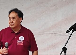 File photo of lawyer and opposition politician Lim Tean at Nomination Day at Kong Hwa School on 23 April 2025 (Photo: ZKang23 / Wikimedia Commons, CC BY-SA 4.0)