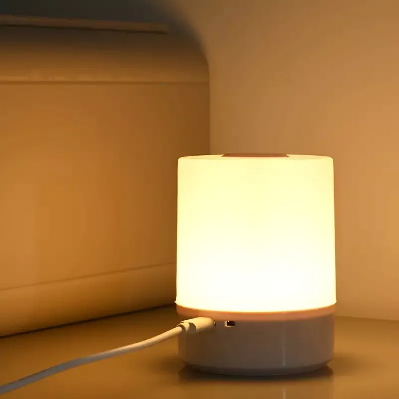 Touch Dimmable Rechargeable Bedside Lamp (Warm White)
