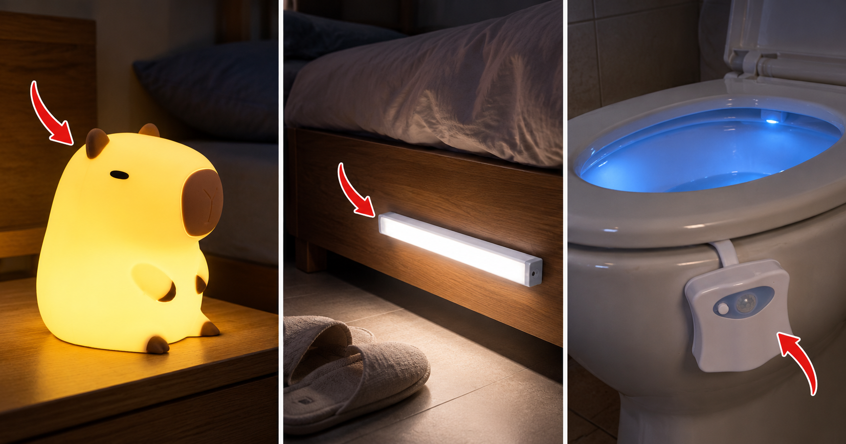 8 Night Lights for Finding the Toilet Without Waking Up the Whole Household
