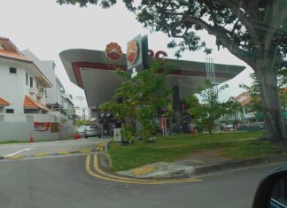 Major Petrol Retailers Raise 95-Octane Prices Over Four Days; Most Now at S$3.54/L SPC petrol station on Tanjong Katong Road, Singapore (Wikimedia Commons, illustrative of petrol retailers)