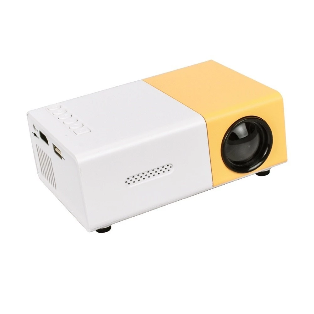 YG300 Mini LED Projector (Yellow)