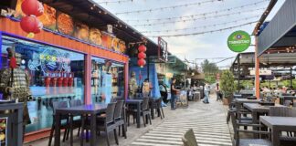 Punggol East Container Park outdoor dining walkway (Time Out / actual park exterior)