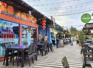 Punggol East Container Park Businesses Could Stay Until End-2027 After Lease Extension Offered Punggol East Container Park outdoor dining walkway (Time Out / actual park exterior)
