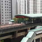 Exterior of Cove LRT station on the Punggol LRT line (non-literal)