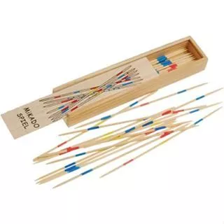 3. Wooden Pick-Up Sticks