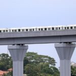 RTS Link CRRC Zhuzhou train on trial for the Johor Bahru-Singapore cross-border rail link