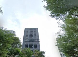 Sky Everton condominium at 50 Everton Road, Tanjong Pagar, seen from Everton Road (Image: Google Street View)