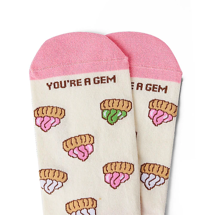 Talking Toes You're a Gem Crew Socks