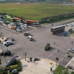 Driver in Tampines Crash That Killed 2 Gets 12 Years 9 Months’ Jail, Banned From Driving for Life Aerial view of the Tampines Avenue 1 and Avenue 4 junction after the April 2024 chain collision, with an overturned car in the middle of the road