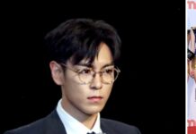 South Korean Celebrities T.O.P and Nana Are Dating After Meeting on Music Video Set Illustrative composite of separate publicity photos of T.O.P and Nana, not a couple photo and not from Dispatch