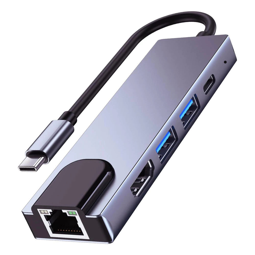5-in-1 USB-C Hub With Gigabit Ethernet and 87W PD