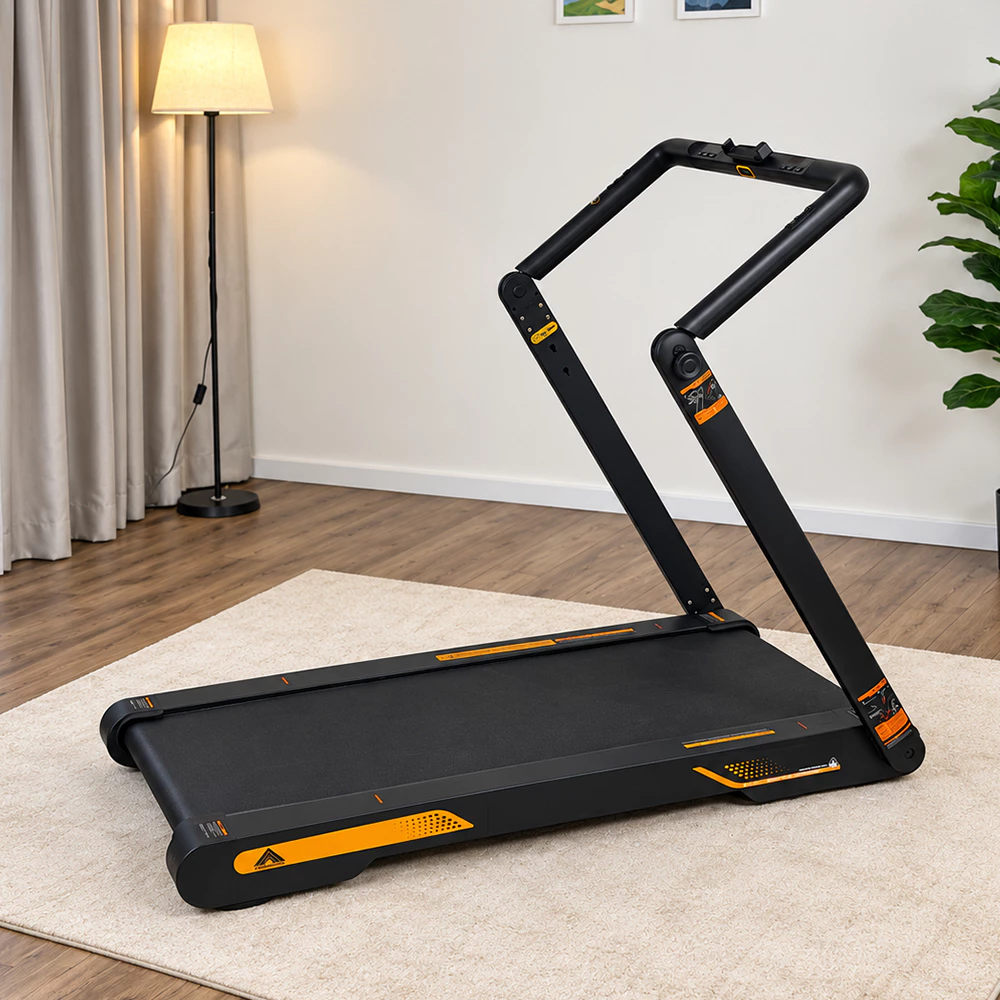 P5 Foldable Electric-Incline Vibration Treadmill with Backward Walking