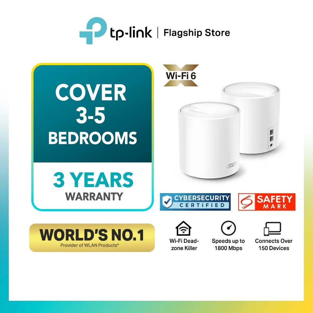 TP-Link Deco X20 AX1800 Wi-Fi 6 Mesh System
