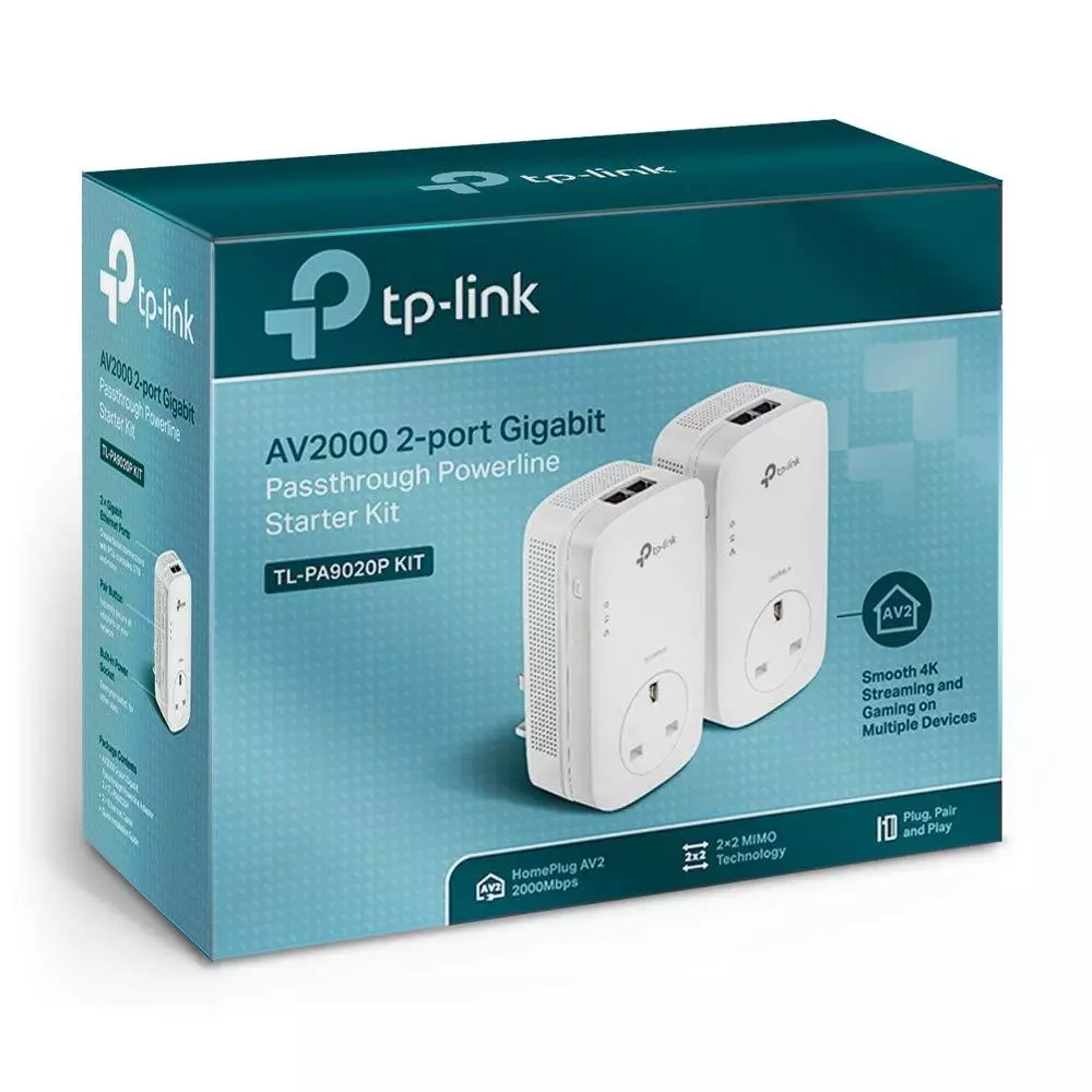 TP-Link TL-PA9020P KIT AV2000 Powerline Starter Kit