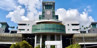 Exterior of the Woodlands Checkpoint building